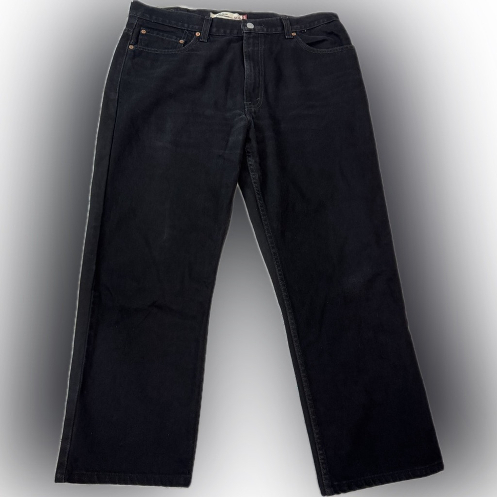 Levi’s 505 Men’s Black Jeans Size 38x30 (Inseam 28”) Regular Fit Made in Mexico
